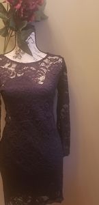 Sexy Black Lace Dress🕷- Fashion Nova